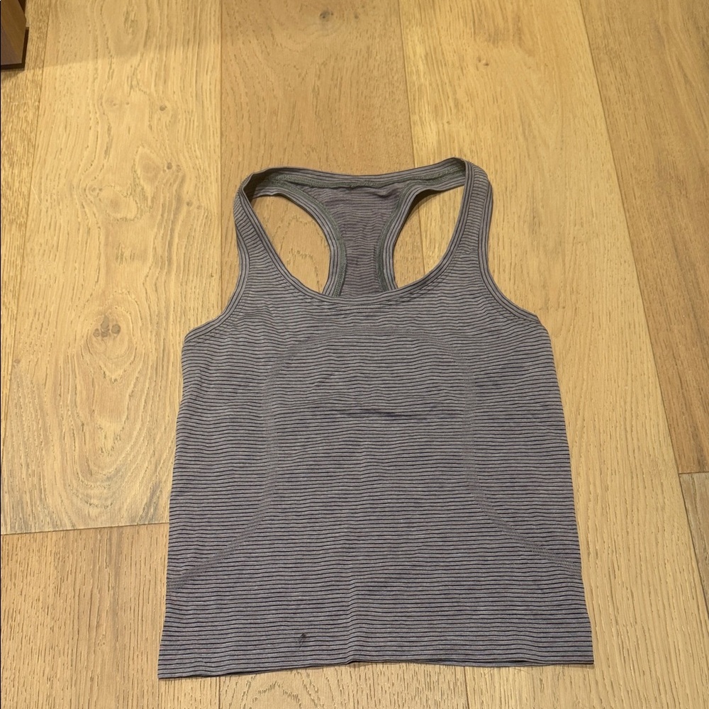 Lululemon Athletica Swiftly Striped Tank Top